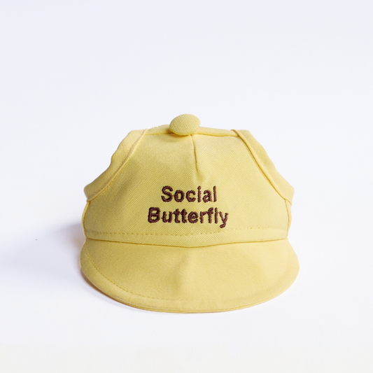 Social Butterfly Dog Hat
